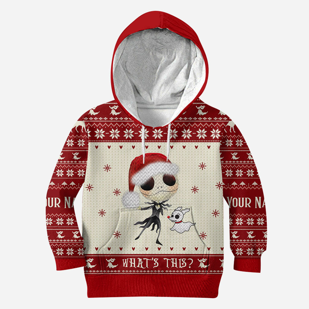 What's This - Personalized Christmas Nightmare All Over T-shirt and Hoodie