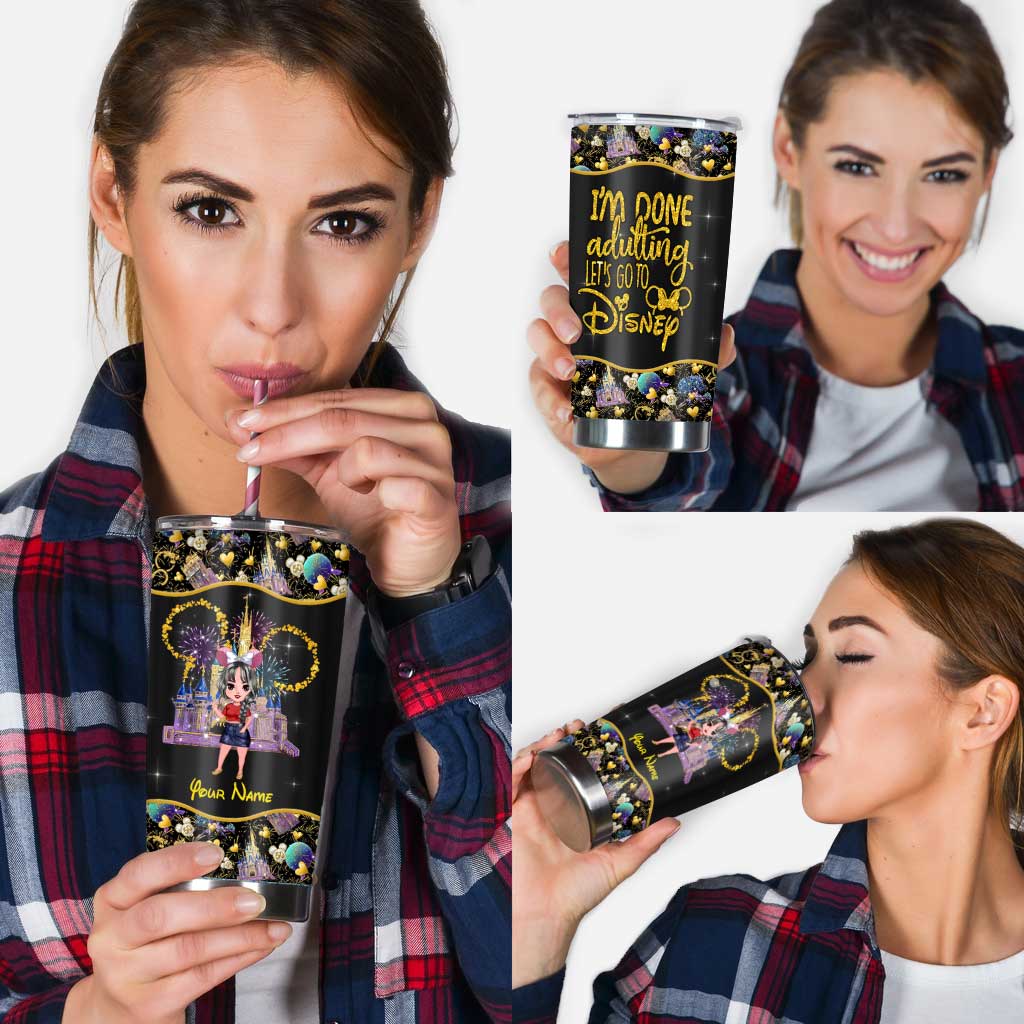 And I Think To Myself What A Wonderful World - Personalized Mouse Tumbler