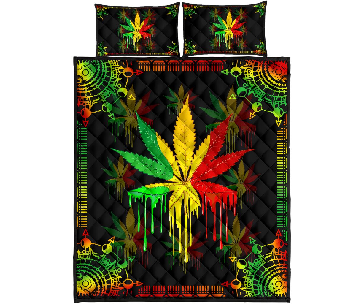 Dripping Soul - Weed Quilt Set 0822