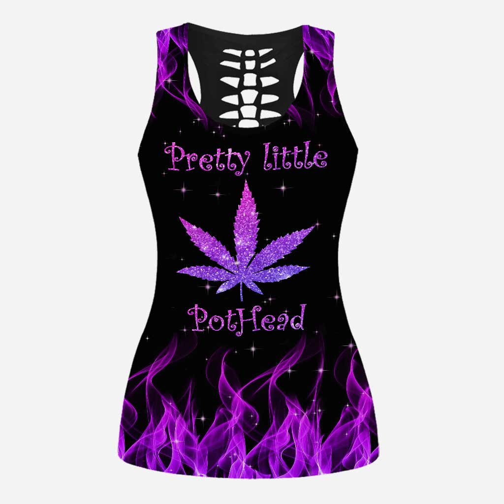 Pretty Little Pothead - Weed Hollow Tank Top and Leggings