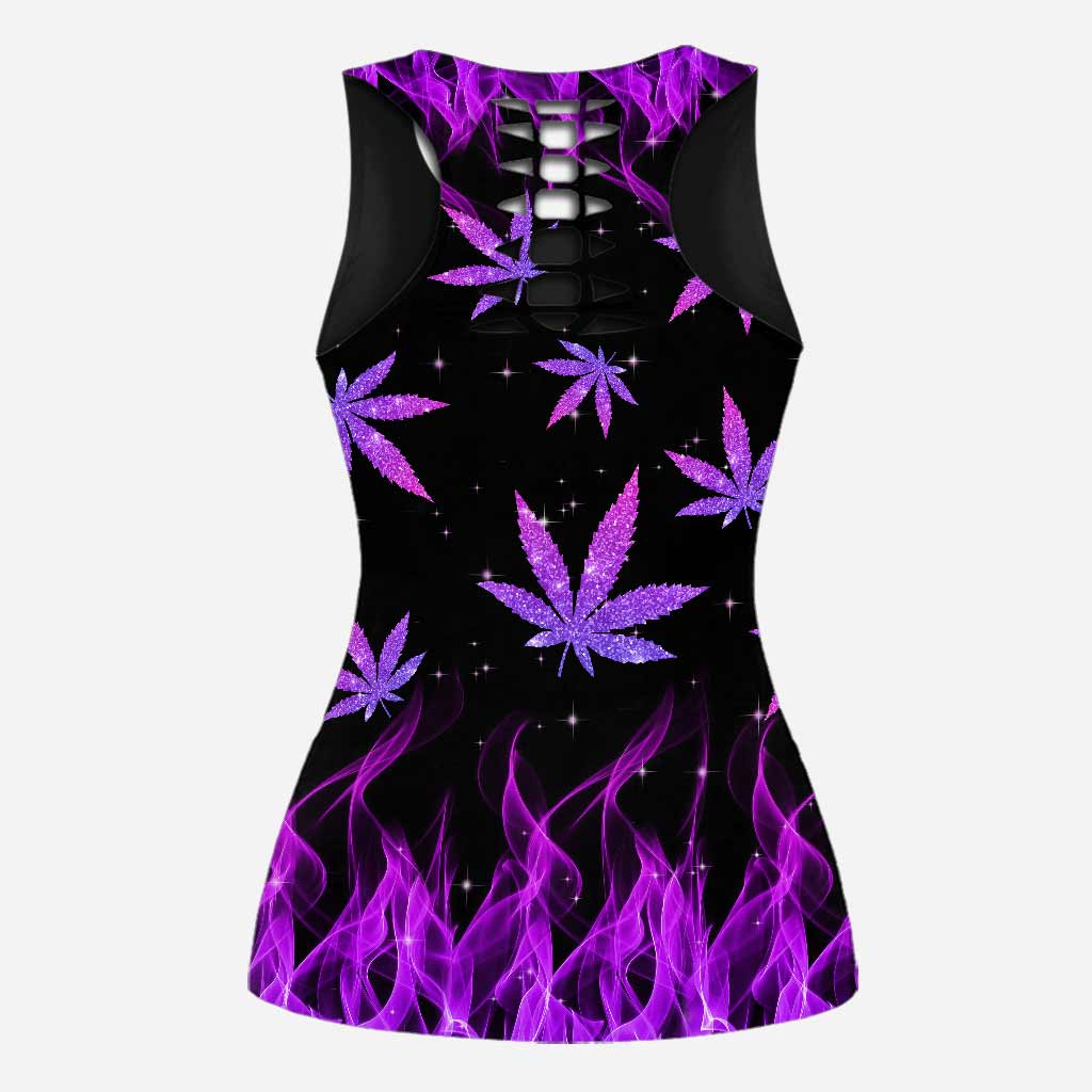 Pretty Little Pothead - Weed Hollow Tank Top and Leggings
