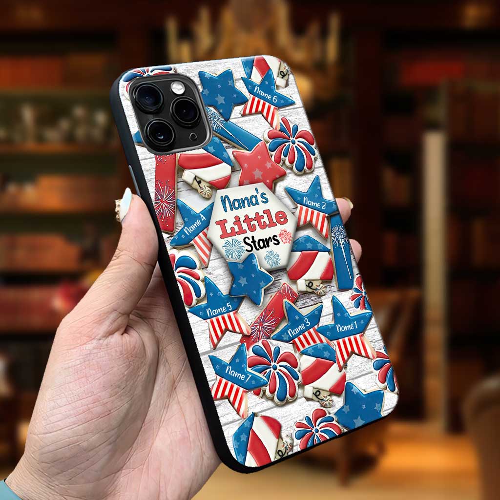 Nana's Little Stars - Personalized Independence Day Grandma Phone Case