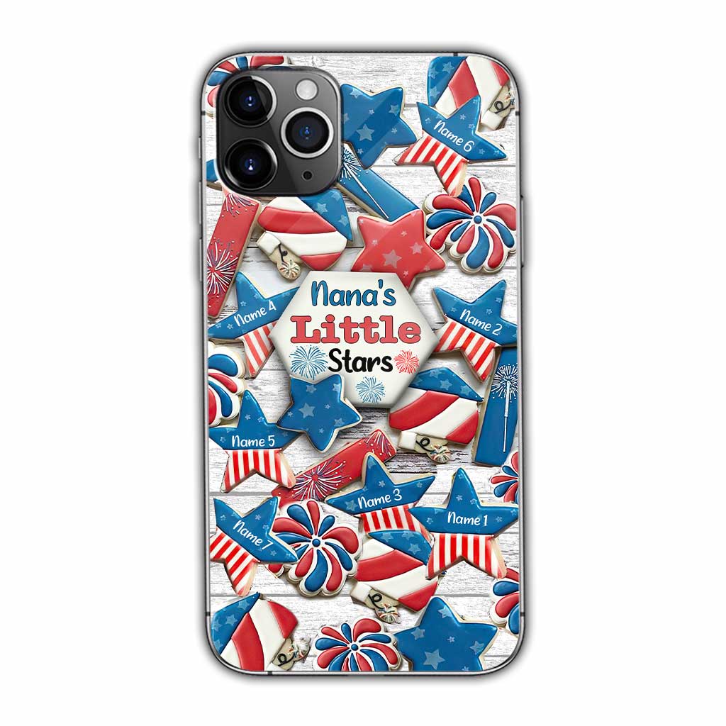 Nana's Little Stars - Personalized Independence Day Grandma Phone Case