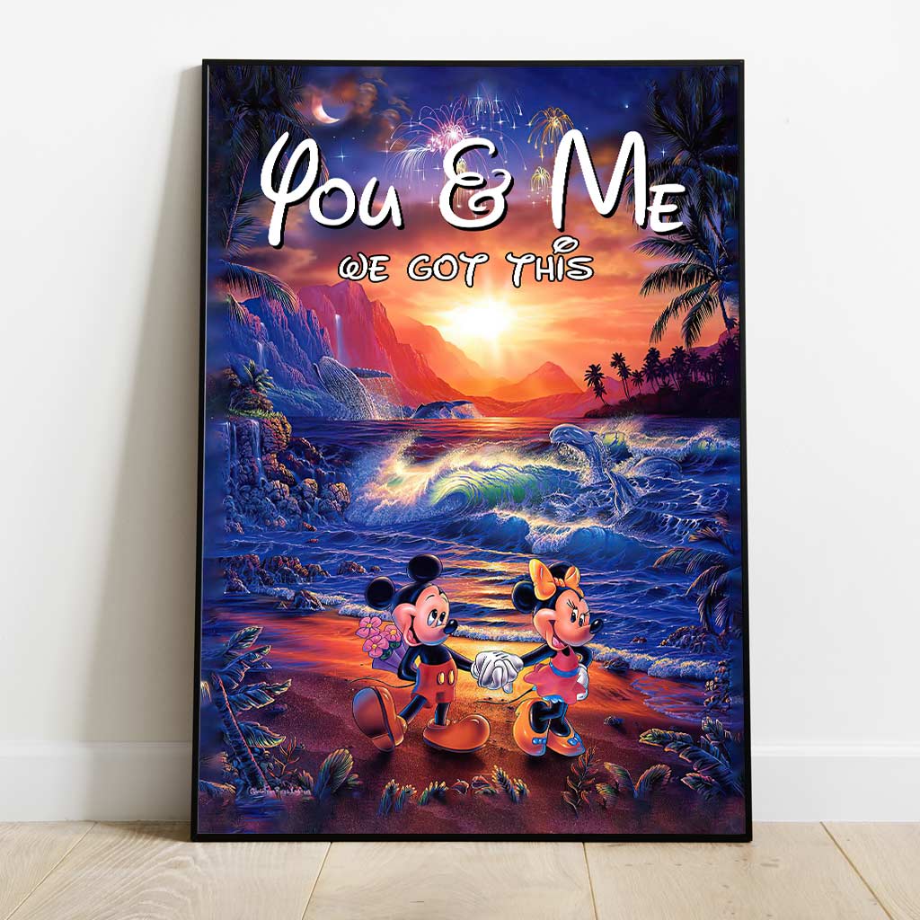 You & Me We Got This - Personalized Couple Mouse Canvas And Poster