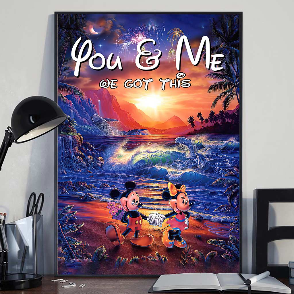 You & Me We Got This - Personalized Couple Mouse Canvas And Poster