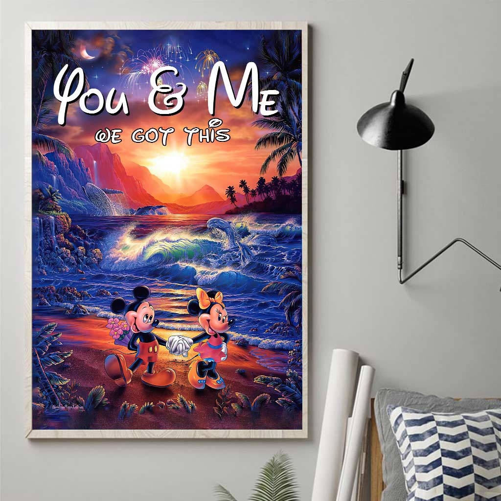 You & Me We Got This - Personalized Couple Mouse Canvas And Poster