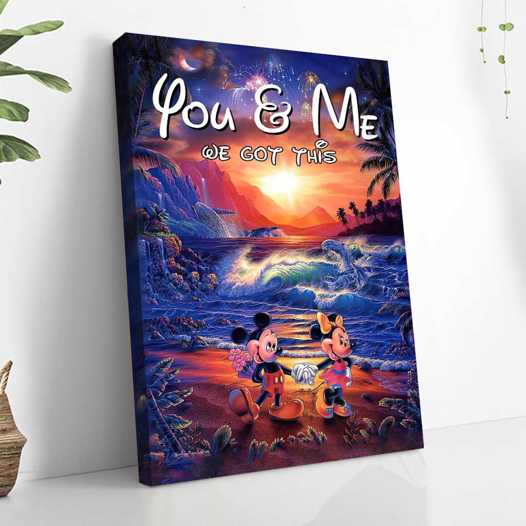 You & Me We Got This - Personalized Couple Mouse Canvas And Poster