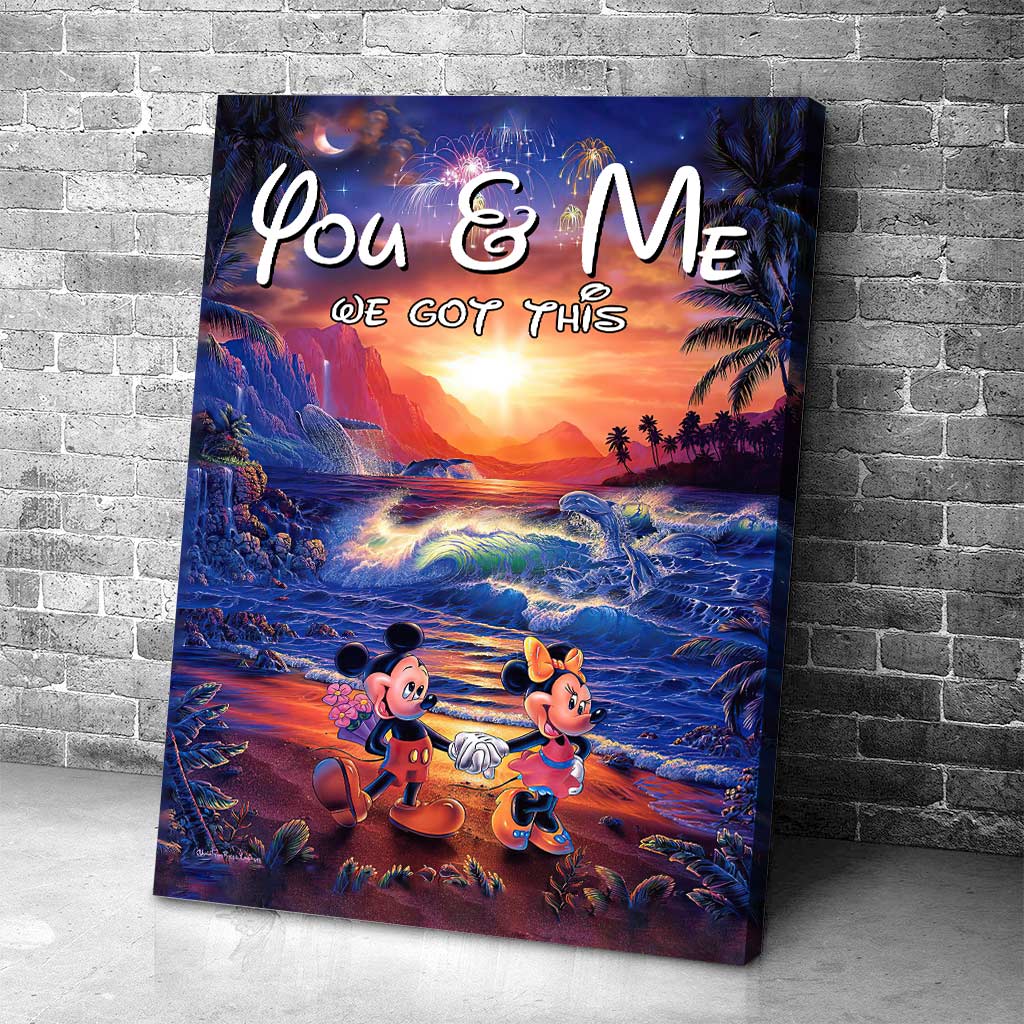 You & Me We Got This - Personalized Couple Mouse Canvas And Poster