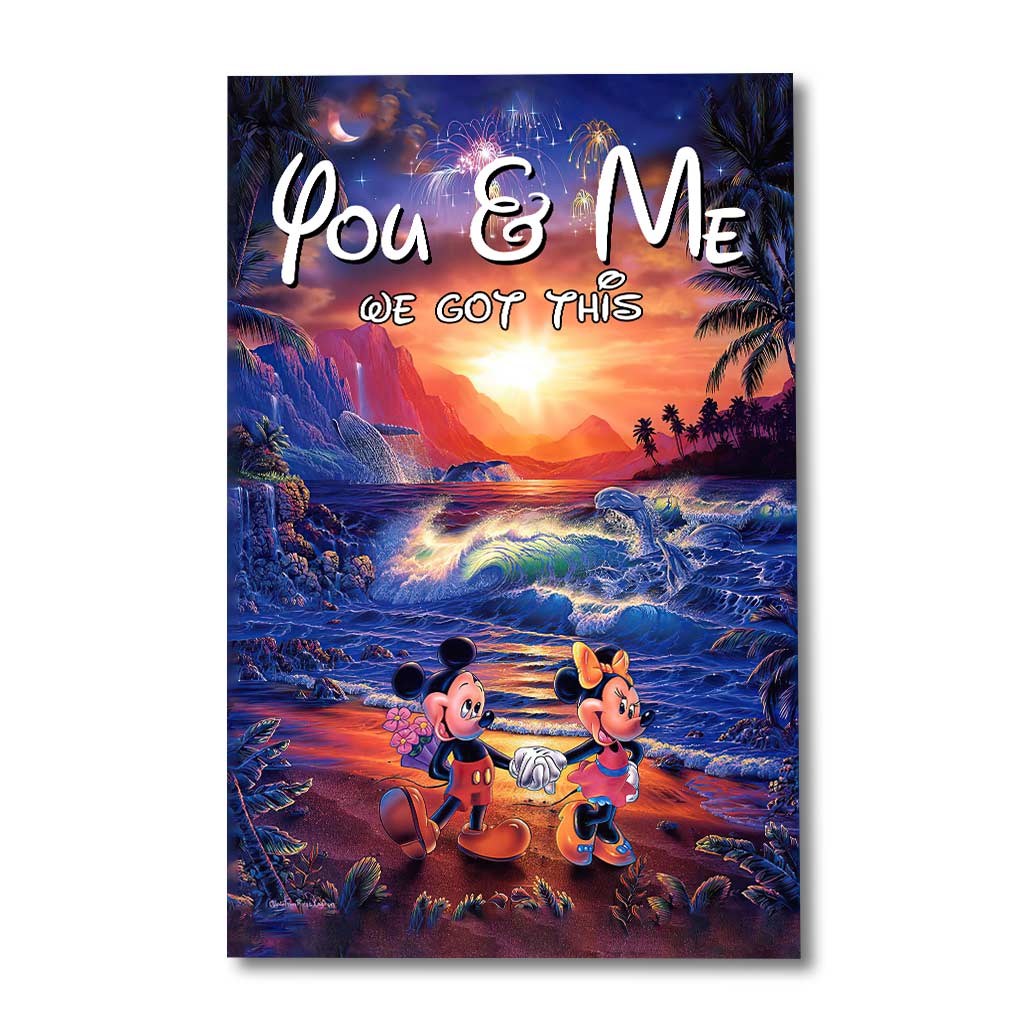 You & Me We Got This - Personalized Couple Mouse Canvas And Poster