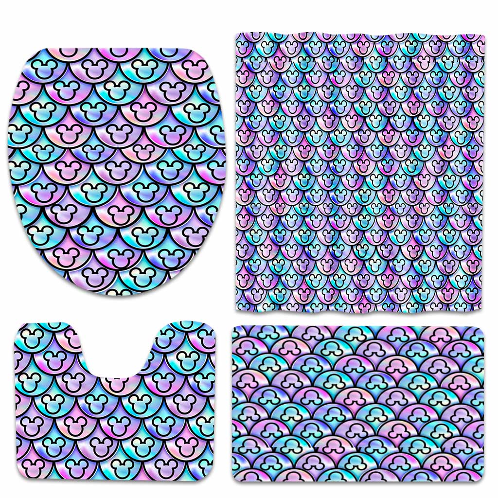 Magical Journey - Mouse Bathroom Curtain & Mats Set