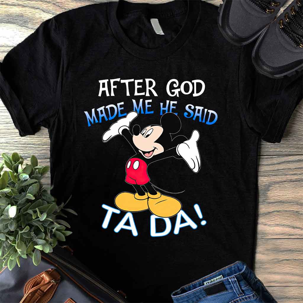 After God Made Me - Mouse T-shirt and Hoodie 112021