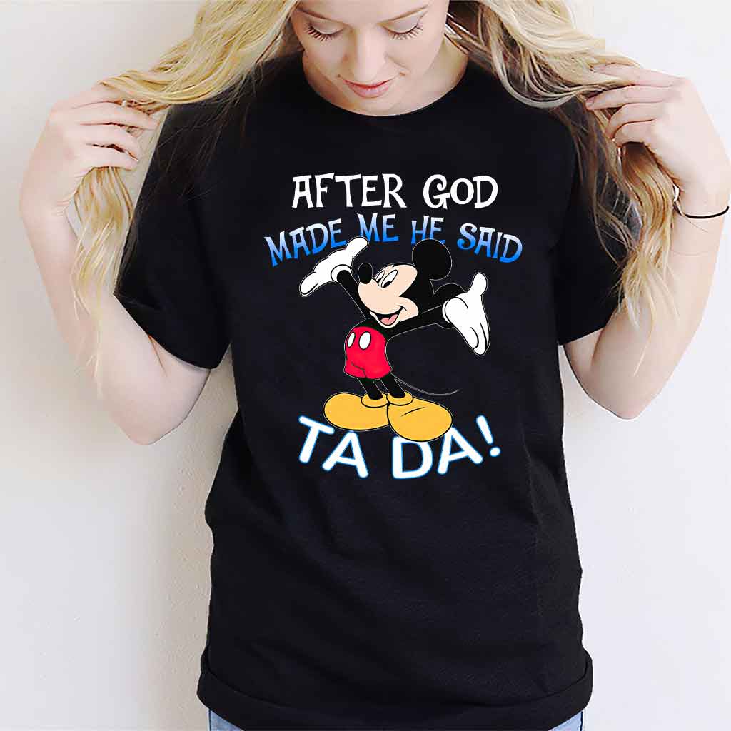 After God Made Me - Mouse T-shirt and Hoodie 112021