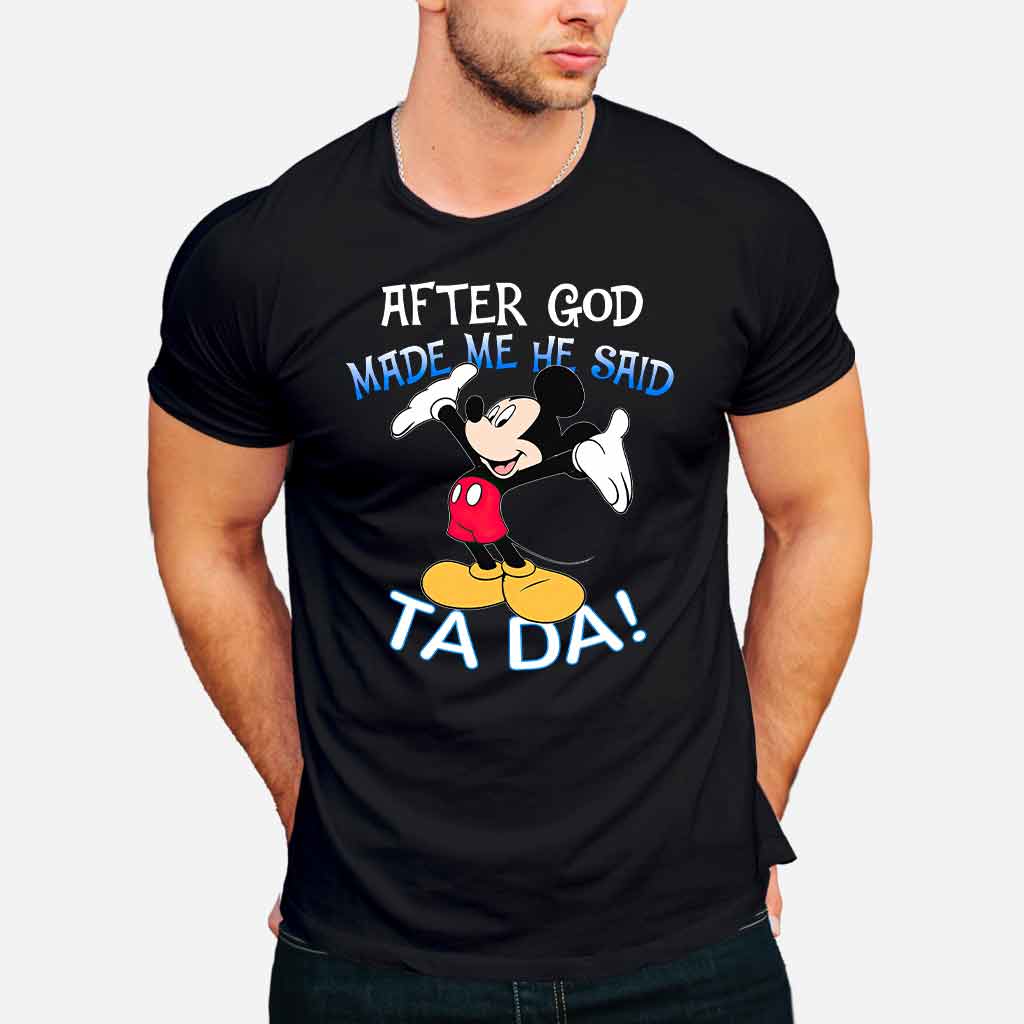 After God Made Me - Mouse T-shirt and Hoodie 112021