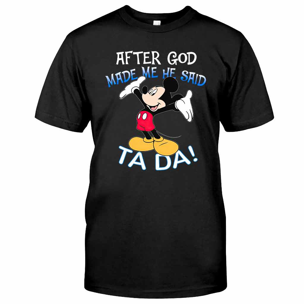 After God Made Me - Mouse T-shirt and Hoodie 112021