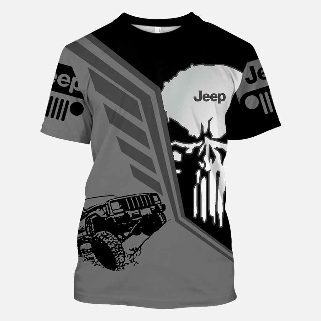 Jp And Skull Car - All Over T-shirt and Hoodie 1121