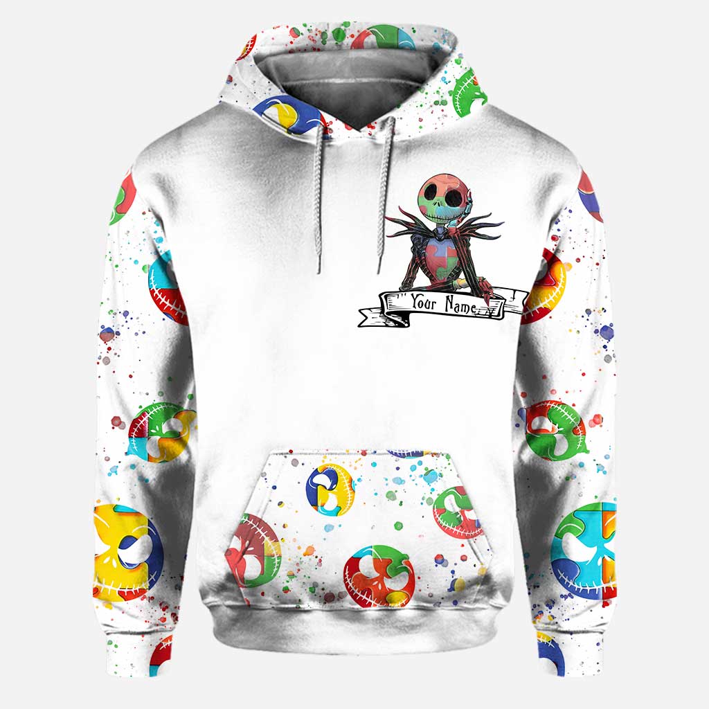 It's Ok To Be Different - Personalized Autism Awareness Hoodie And Leggings