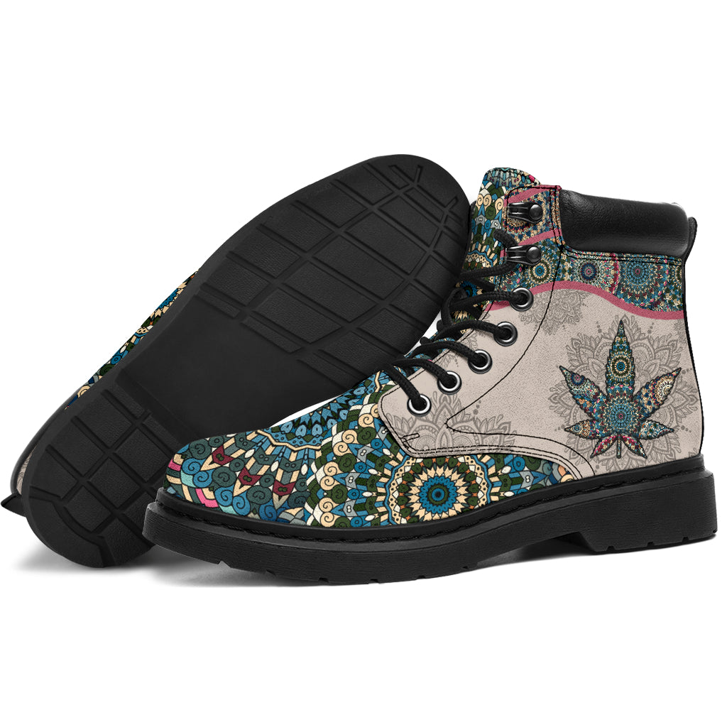 Vintage Mandala - Weed All Season Boots 0822