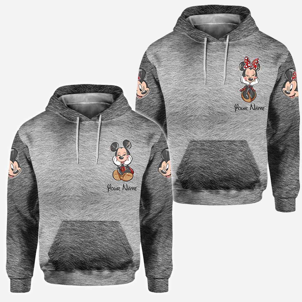 Mouse Ears Together Since - Personalized Couple Mouse All Over T-shirt and Hoodie