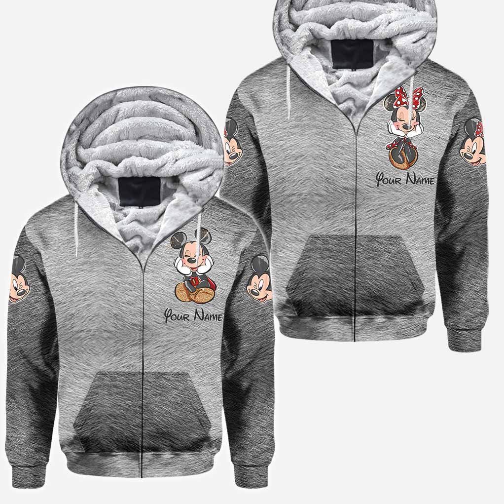 Mouse Ears Together Since - Personalized Couple Mouse All Over T-shirt and Hoodie