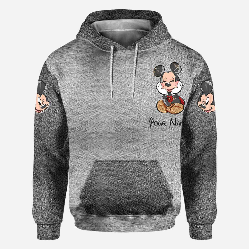 Mouse Ears Together Since - Personalized Couple Mouse All Over T-shirt and Hoodie