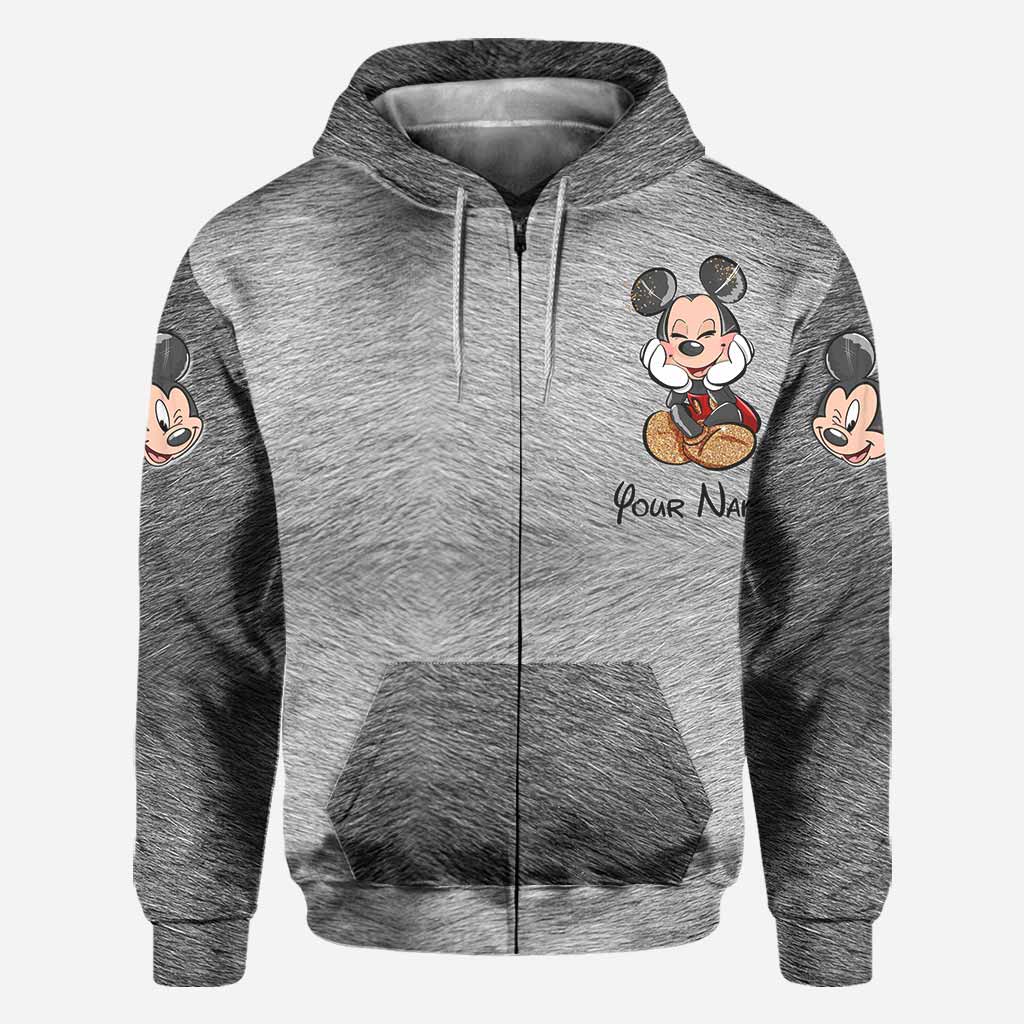 Mouse Ears Together Since - Personalized Couple Mouse All Over T-shirt and Hoodie