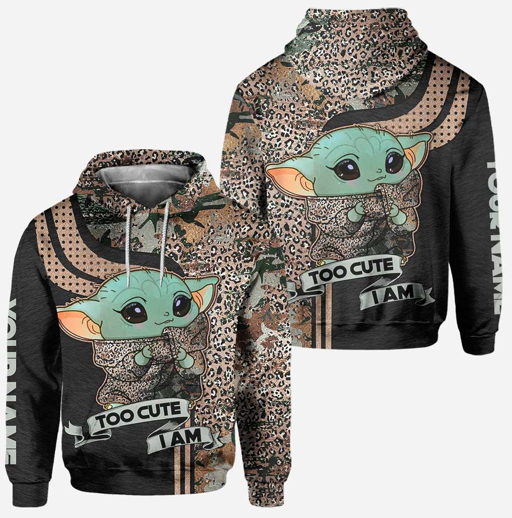 Too Cute I Am - Personalized Hoodie and Leggings
