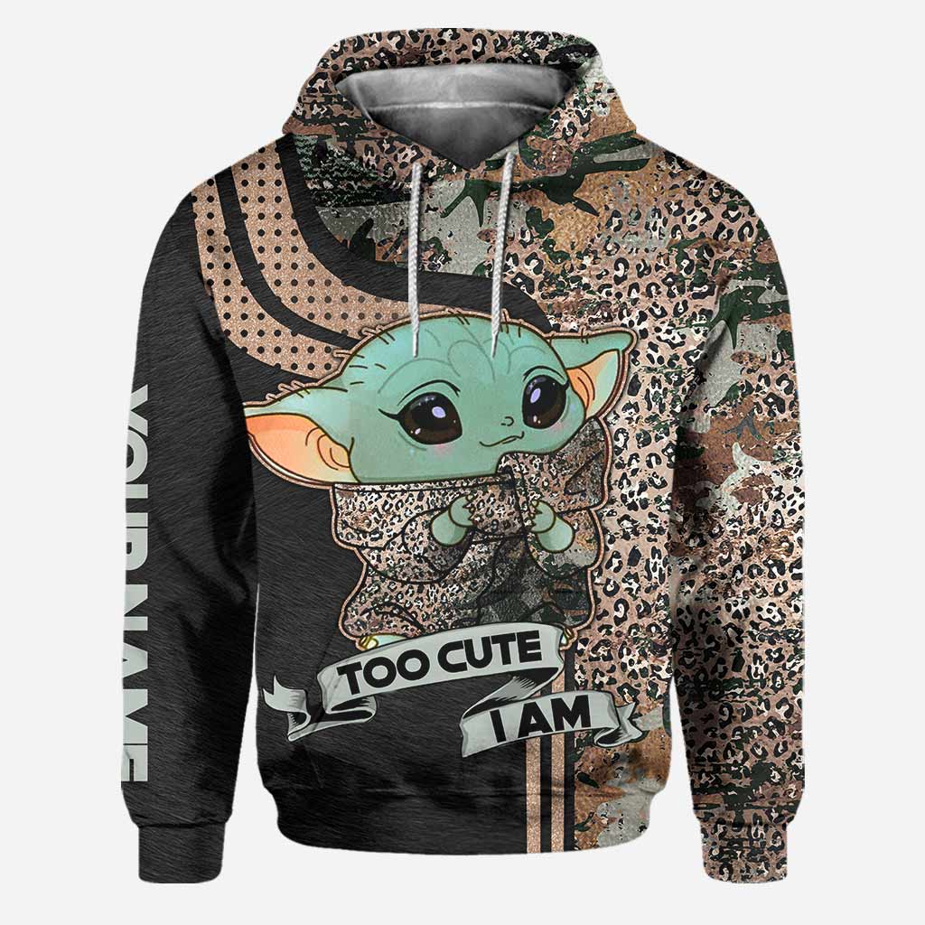 Too Cute I Am - Personalized Hoodie and Leggings