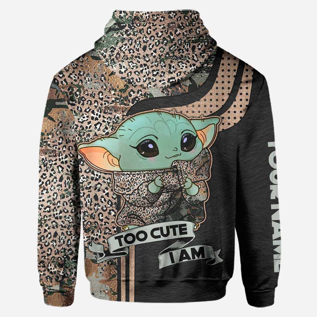 Too Cute I Am - Personalized Hoodie and Leggings