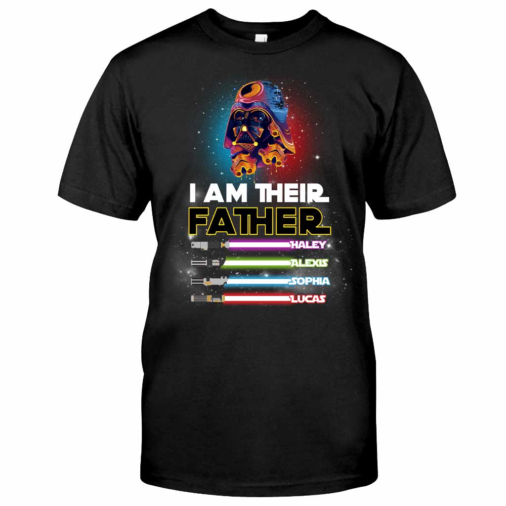 I Am Their Father - Personalized Gift For Father The Force T-shirt and Hoodie