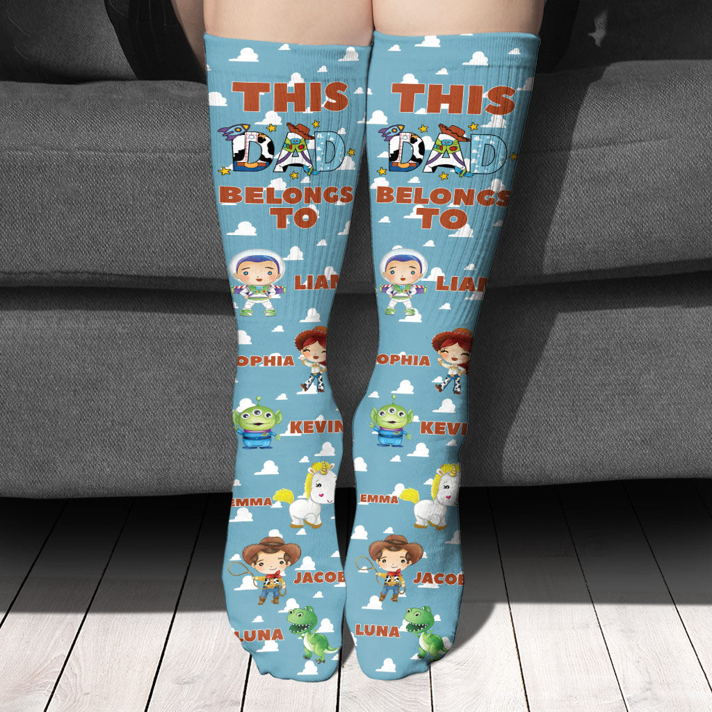 Best Dad Ever - Personalized Mouse Socks