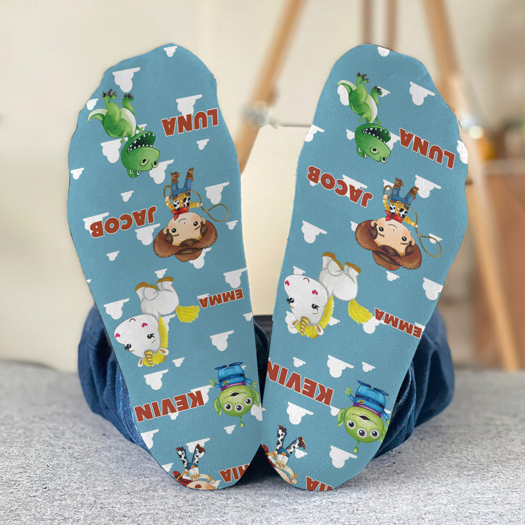 Best Dad Ever - Personalized Mouse Socks