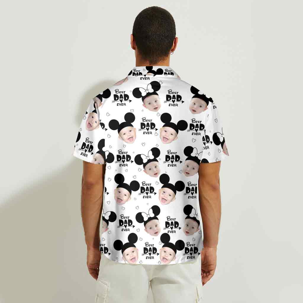 Best Dad Ever - Personalized Mouse Hawaiian Shirt