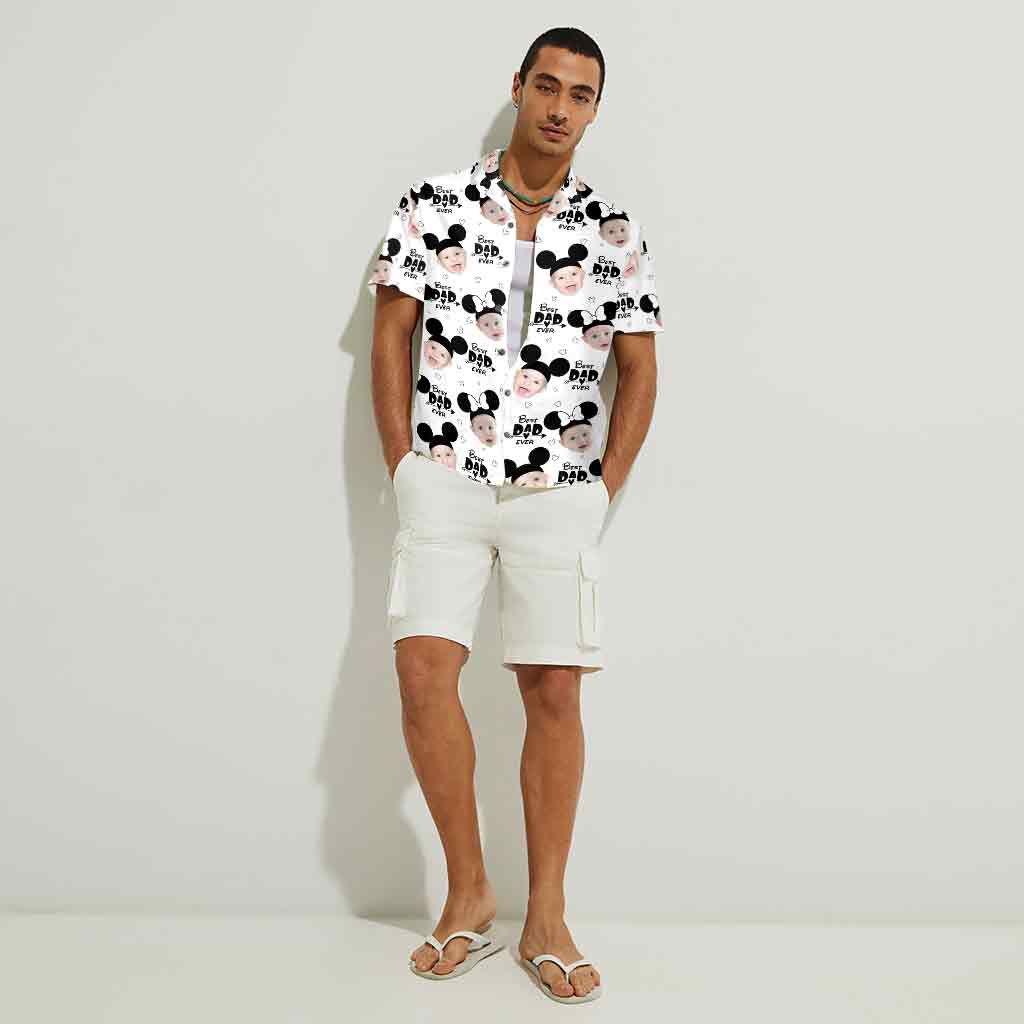 Best Dad Ever - Personalized Mouse Hawaiian Shirt