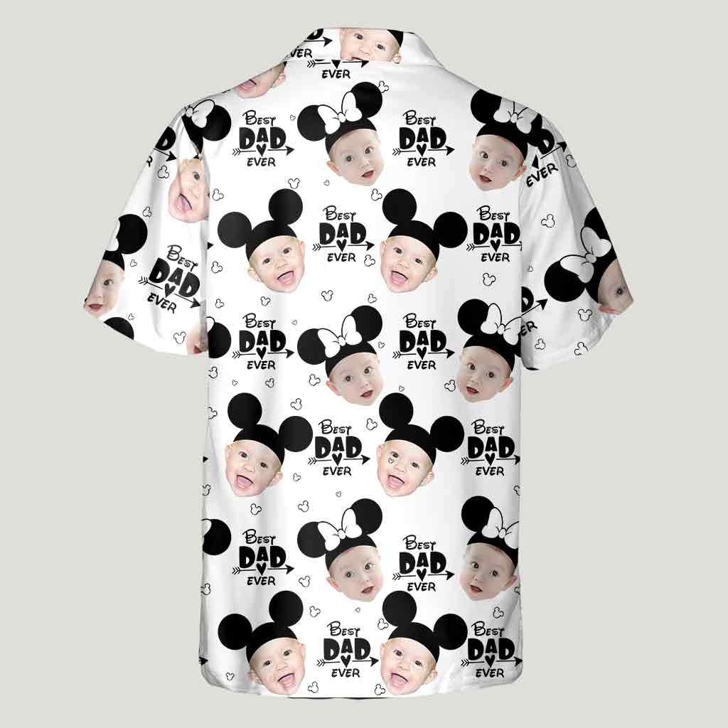 Best Dad Ever - Personalized Mouse Hawaiian Shirt