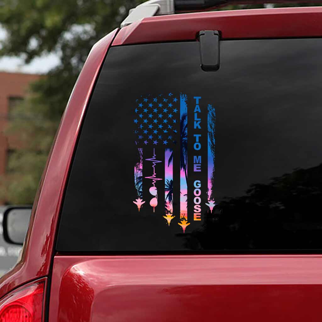 Talk To Me - Independence Day Top Gun Decal Full
