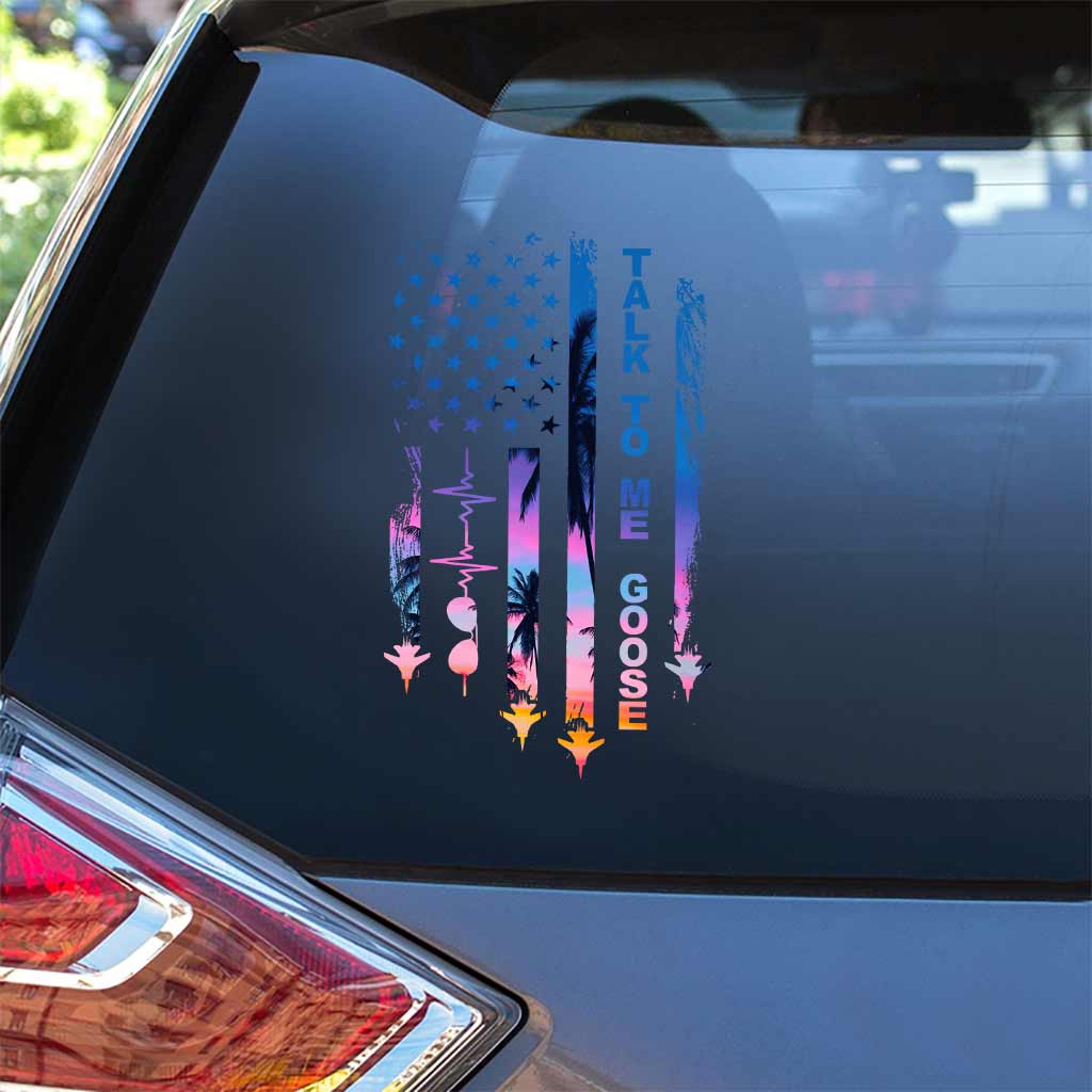 Talk To Me - Independence Day Top Gun Decal Full