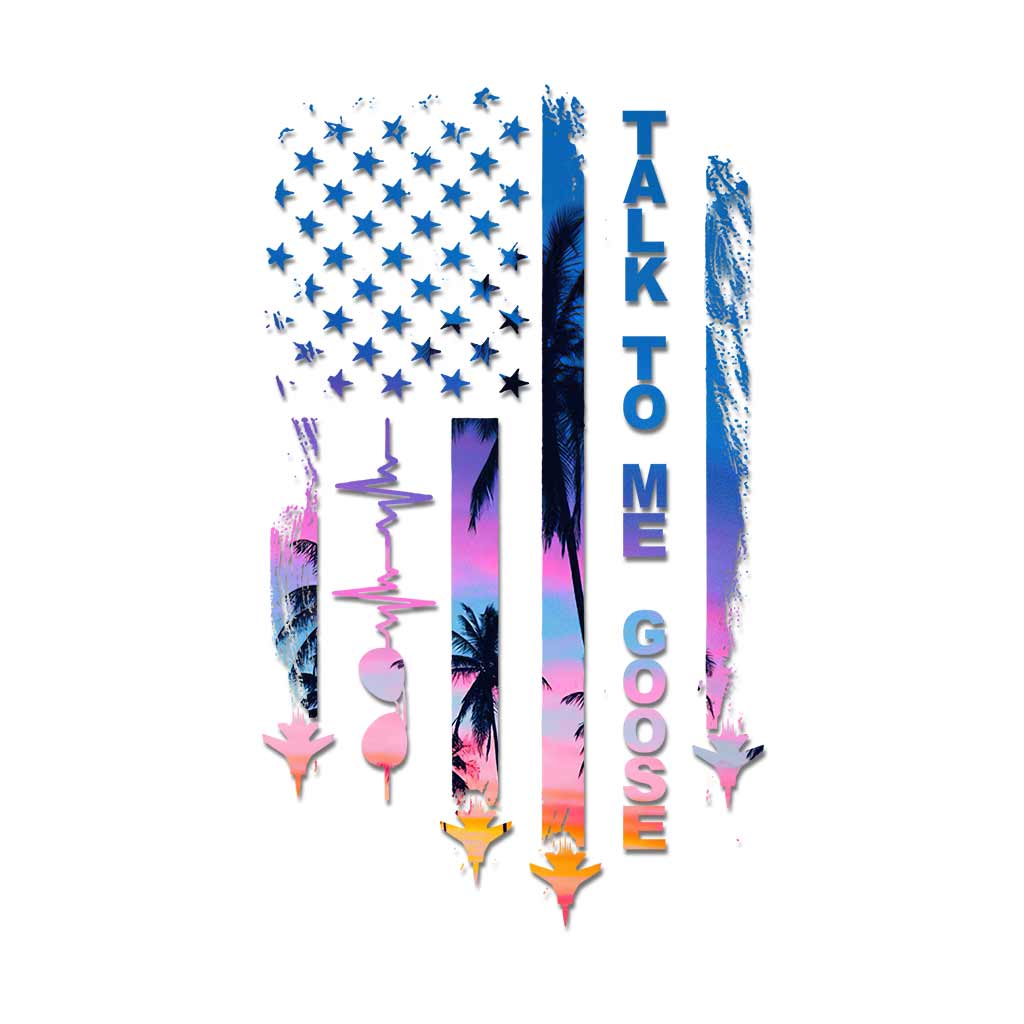 Talk To Me - Independence Day Top Gun Decal Full