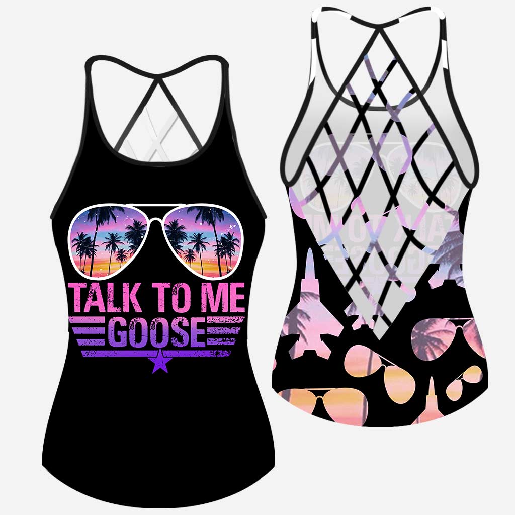 Top Girls - Independence Day Top Gun Cross Tank Top