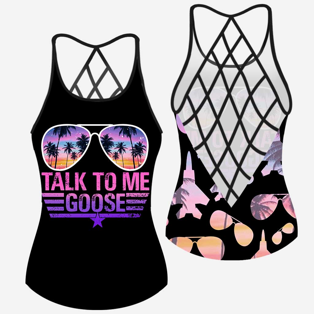 Top Girls - Independence Day Top Gun Cross Tank Top