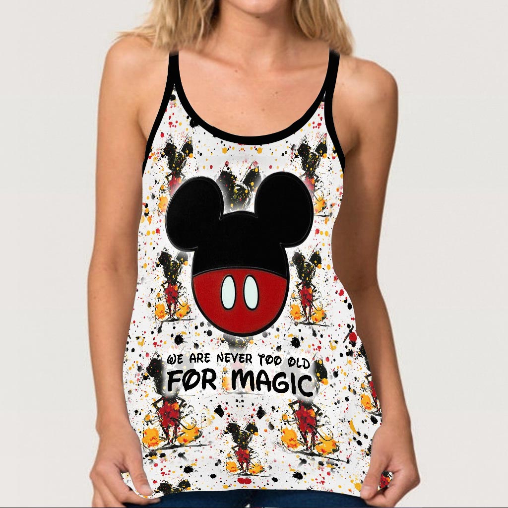 We Are Never Too Old - Mouse Cross Tank Top