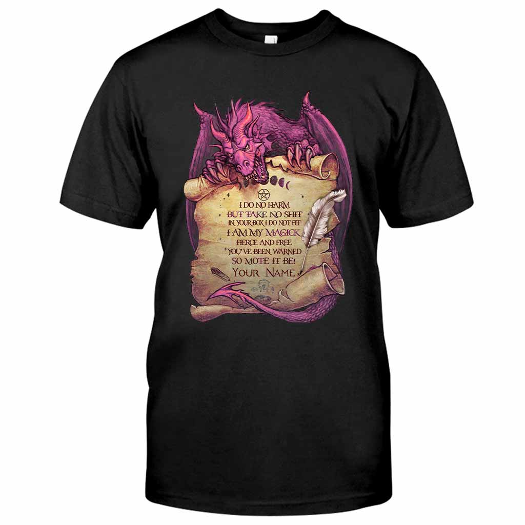 So Mote It Be - Witch Personalized T-shirt And Hoodie
