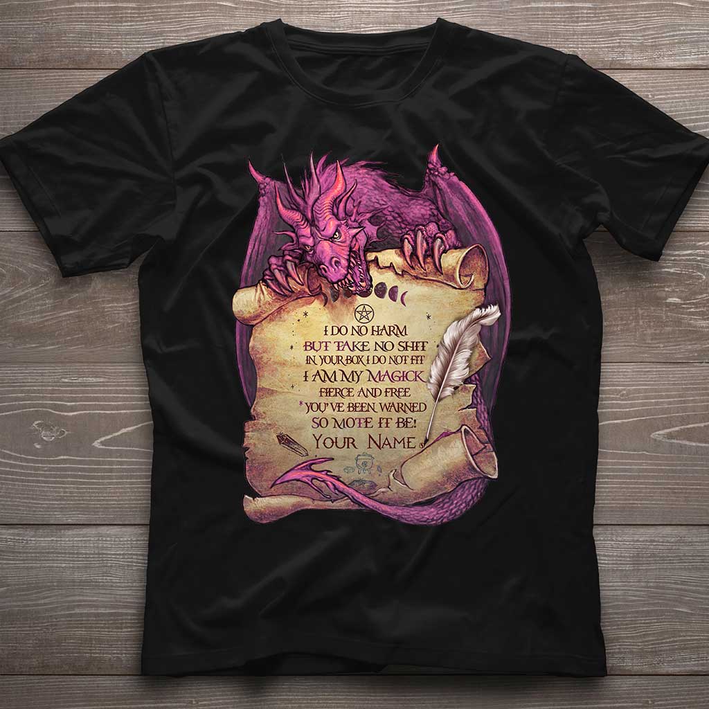 So Mote It Be - Witch Personalized T-shirt And Hoodie