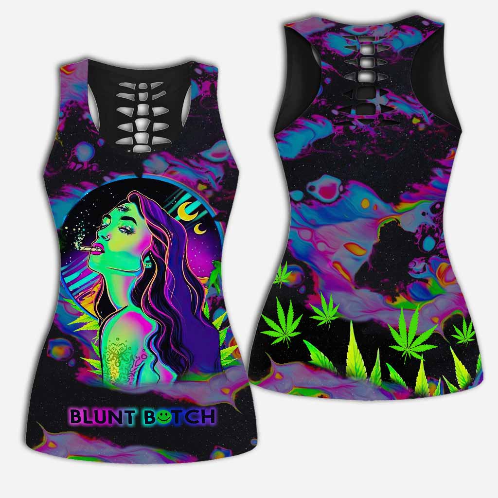 Blunt Bitch - Weed Hollow Tank Top and Women Shorts