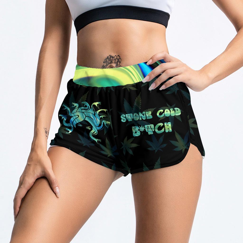 Stone Cold - Personalized Weed Cross Tank Top and Women Shorts