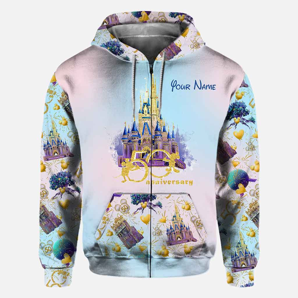 50 Years Of Magics - Personalized Mouse All Over T-shirt and Hoodie