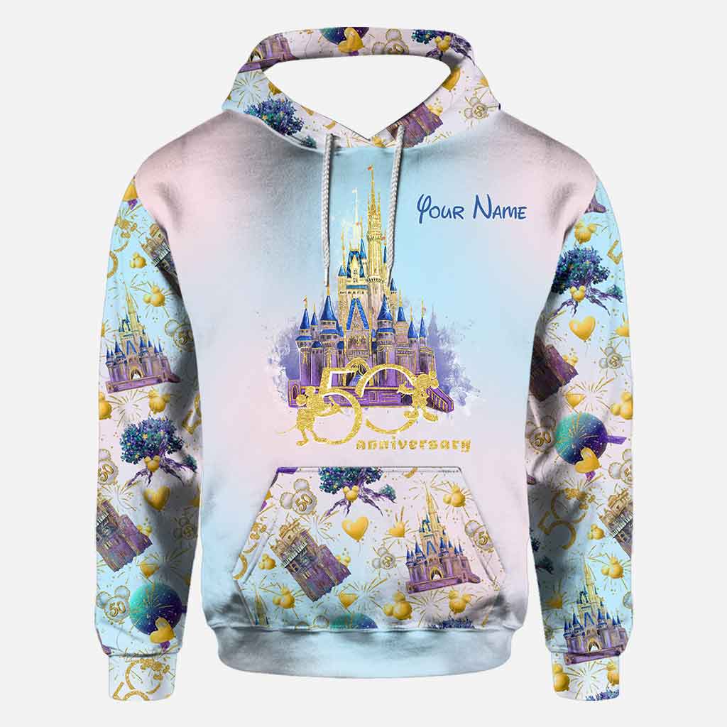 50 Years Of Magics - Personalized Mouse All Over T-shirt and Hoodie