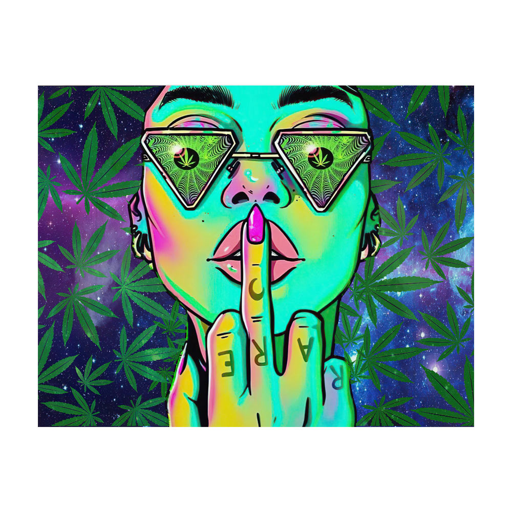 Get High Cool - Weed Wall Tapestry