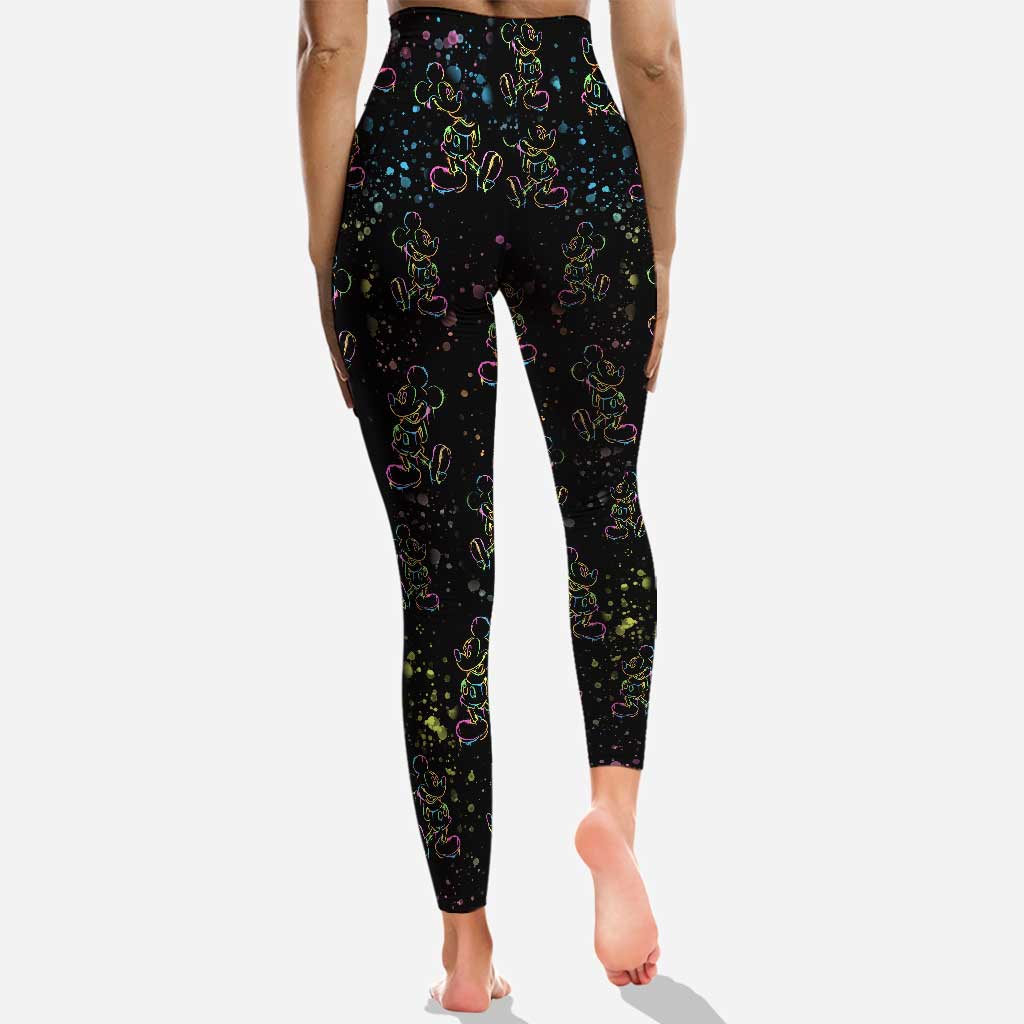 Colorful Mouse - Personalized Mouse Hoodie and Leggings