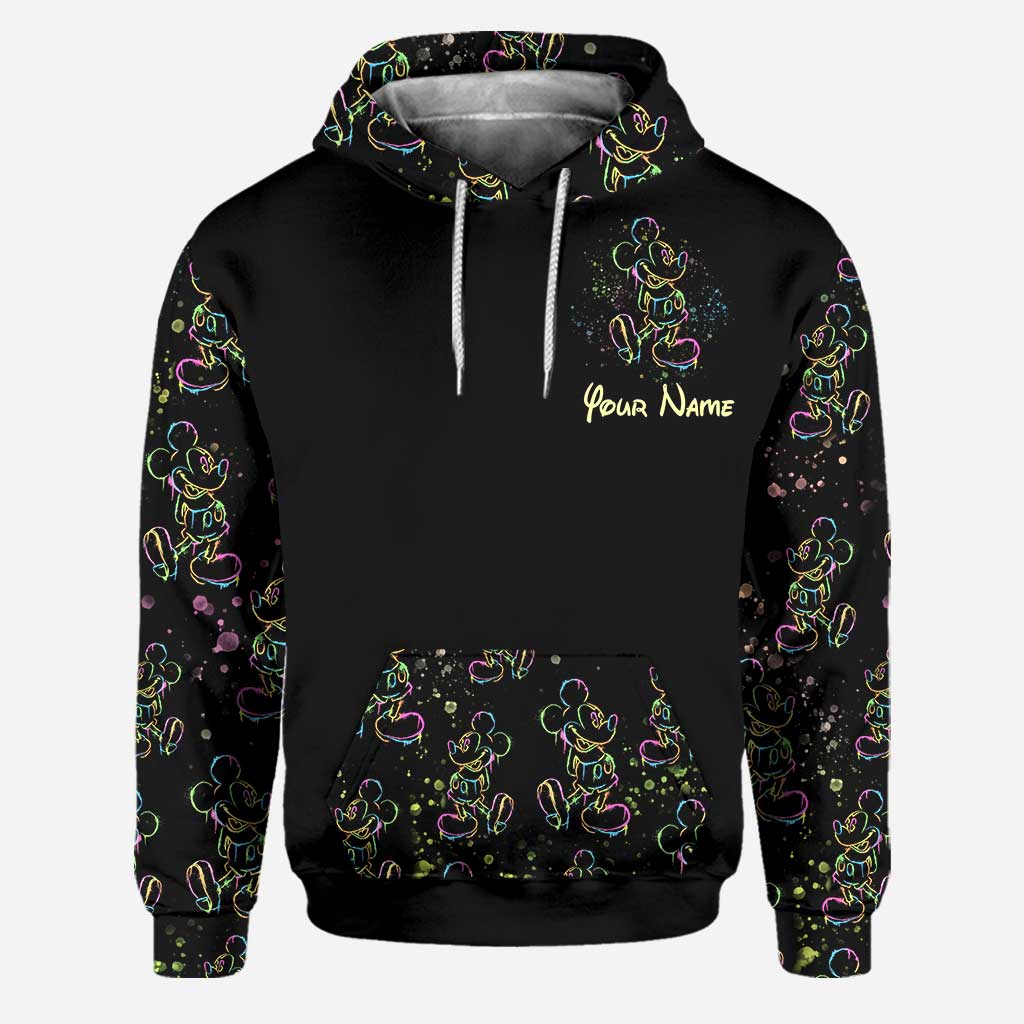 Colorful Mouse - Personalized Mouse Hoodie and Leggings