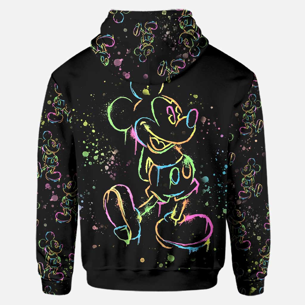 Colorful Mouse - Personalized Mouse Hoodie and Leggings